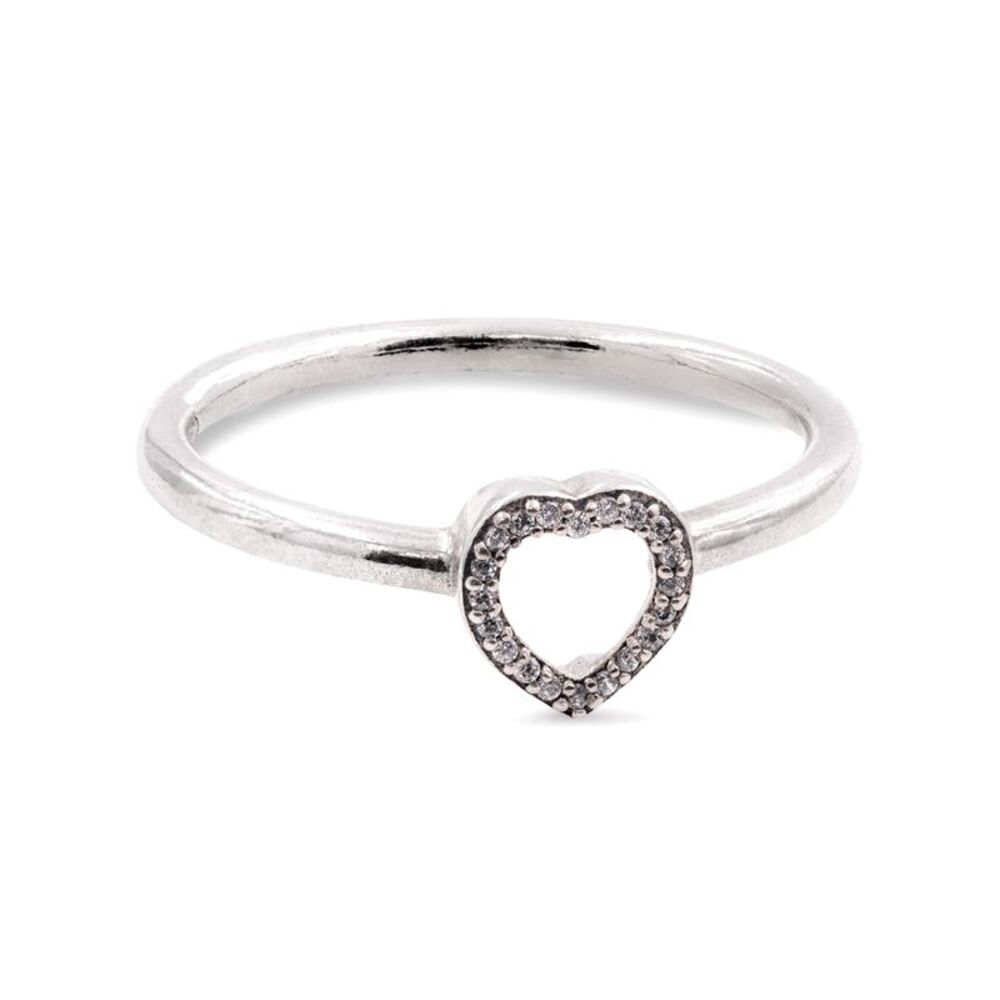 Pandora Silver Heart Ring